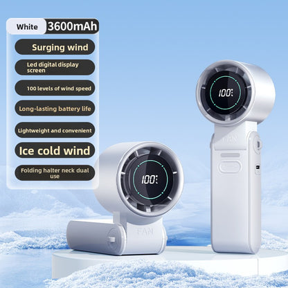 Portable Digital Display Cooling Fan